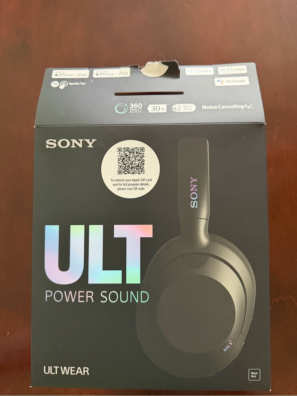 Sony ULT Power Sound Headphones — Black
